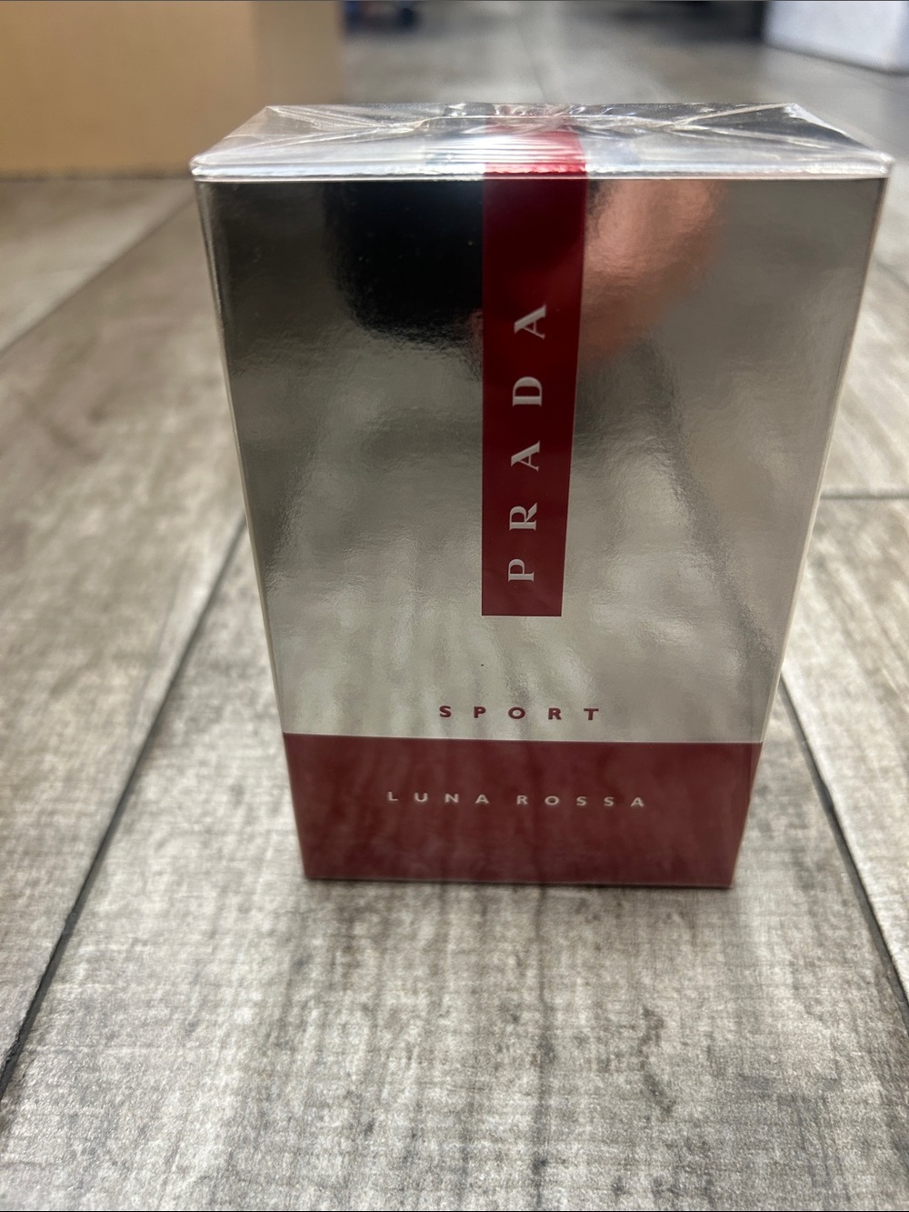 100% Authentic Prada Luna Rossa Sport Women Skincare - Silver & Red NWT